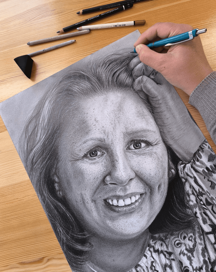 Portrérajzolás megrendelésre